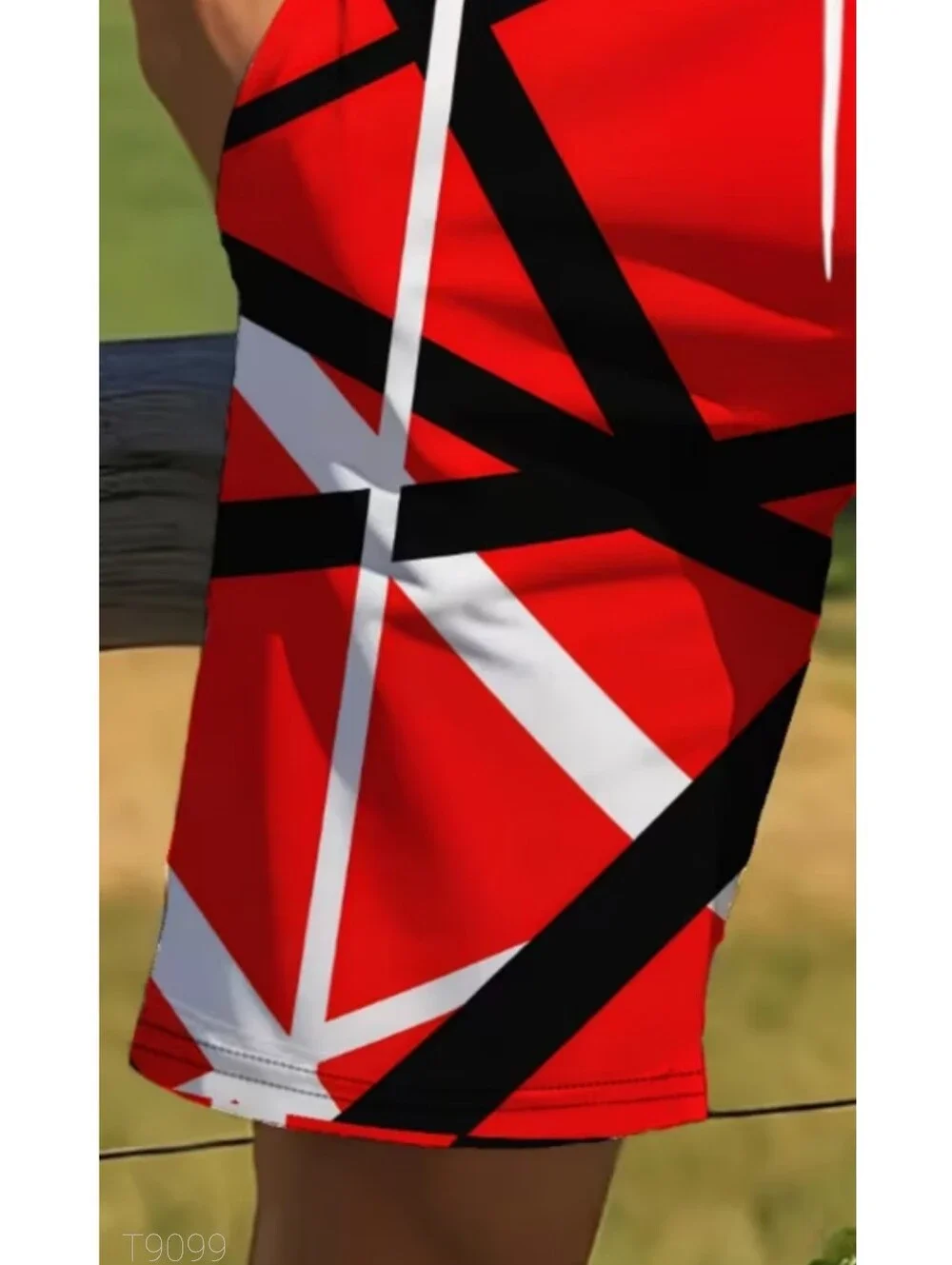 EVH 'Frankenstein' beach shorts w/pockets, 2X